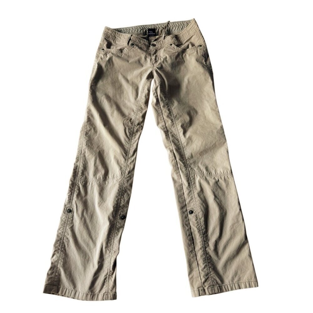 Kuhl Women's Sz 6 Short Splash Metro Tan Roll-Up Pants Hiking Camping Outdoors